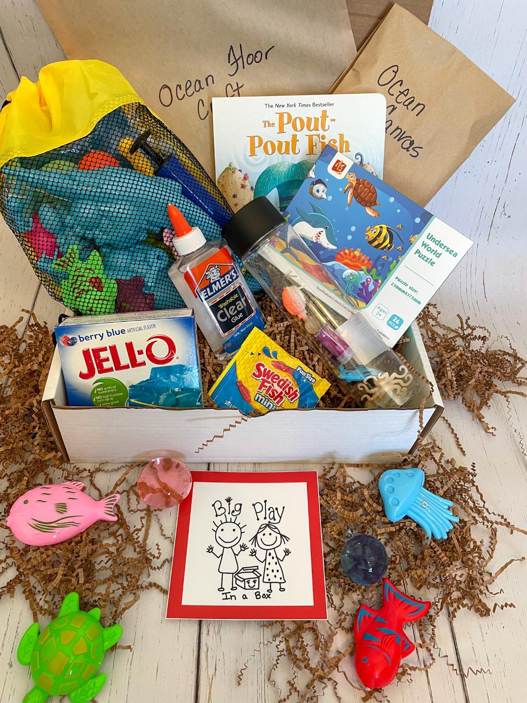 Pout Pout Fish - July 2022 - Ocean Theme Box