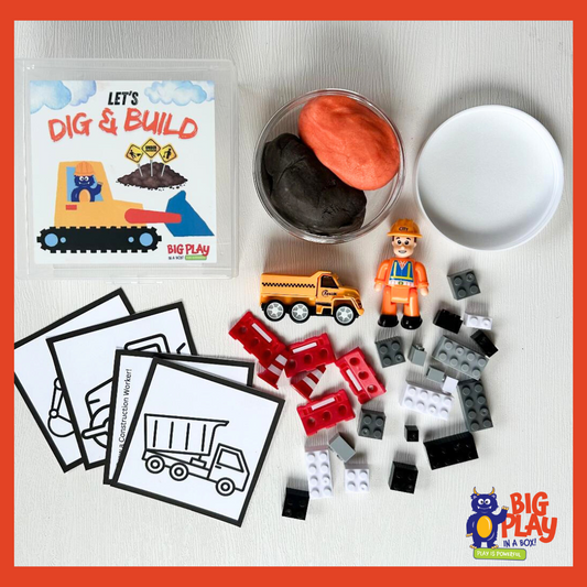 Dig and Build Mini Sensory Box